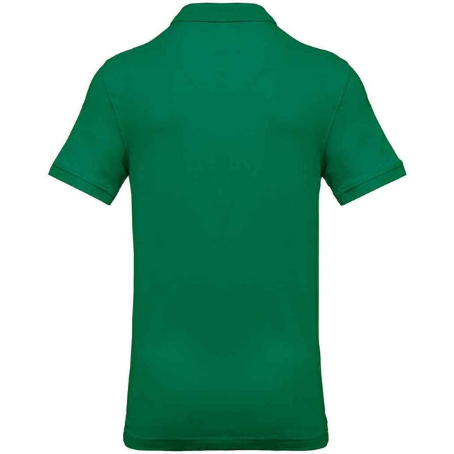 Kelly Green - Back - Kariban Mens Pique Polo Shirt