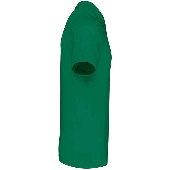 Kelly Green - Side - Kariban Mens Pique Polo Shirt