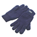 Navy - Back - Result Childrens-Kids Lined Thinsulate Gloves