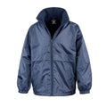Navy - Front - Result Core Childrens-Kids Fleece Lined Jacket