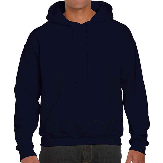 Navy - Front - Gildan Mens DryBlend Hoodie