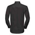 Black - Back - Russell Collection Mens Ultimate Long-Sleeved Formal Shirt