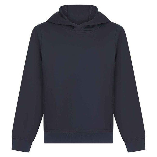 Navy - Front - Finden & Hales Childrens-Kids Team Hoodie