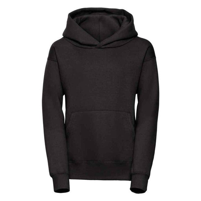 Black - Front - Jerzees Schoolgear Childrens-Kids Hoodie