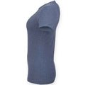 Heather Navy - Side - Skinni Fit Womens-Ladies Feel Good Heather T-Shirt