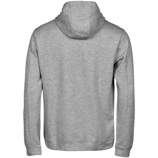 Heather Grey - Back - Tee Jays Mens Athletic Hoodie