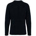 Navy - Back - Native Spirit Mens Chunky Knit Sweatshirt