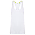 White - Front - Tombo Mens Muscle Vest Top