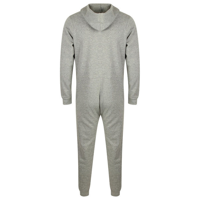 Grey - Back - SF Unisex Adult Heather All-In-One Nightwear