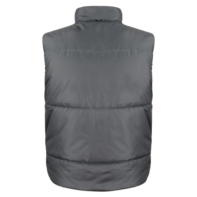 Dark Grey - Back - Result Unisex Adult Fleece Lined Body Warmer