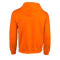 Safety Orange - Back - Gildan Mens Heavy Blend Full Zip Hoodie
