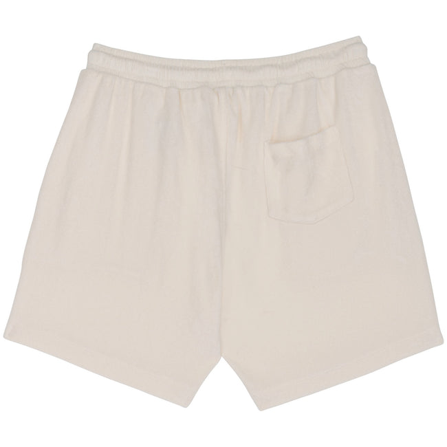 Ivory - Back - Native Spirit Mens Terry Towel Shorts