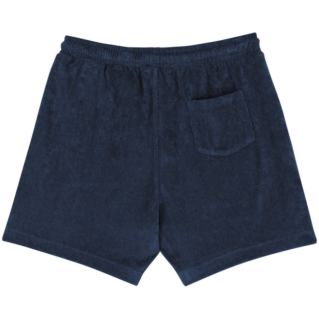 Navy - Back - Native Spirit Mens Terry Towel Shorts