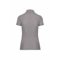 Oxford Grey - Back - Kariban Womens-Ladies Pique Anti-Bacterial Polo Shirt