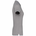 Oxford Grey - Side - WK. Designed To Work Womens-Ladies Pique Anti-Bacterial Polo Shirt
