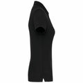 Black - Side - WK. Designed To Work Womens-Ladies Pique Anti-Bacterial Polo Shirt