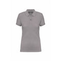 Oxford Grey - Front - WK. Designed To Work Womens-Ladies Pique Anti-Bacterial Polo Shirt