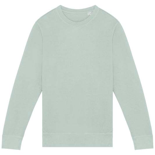 Washed Jade Green - Front - Native Spirit Unisex Adult French Terry Sweatshirt