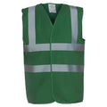 Paramedic Green - Front - Yoko Mens Band & Brace Hi-Vis Vest