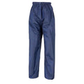 Navy - Front - Result Core Childrens-Kids Waterproof Over Trousers