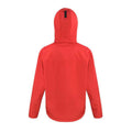 Red-Black - Back - Result Core Mens Hooded Soft Shell Jacket