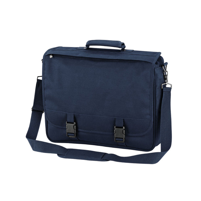 French Navy - Front - Quadra Portfolio Briefcase