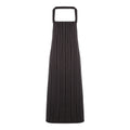 Black-Grey - Front - Premier Striped Woven Full Apron