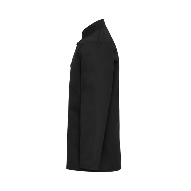 Black - Side - Premier Mens Long-Sleeved Chef Jacket