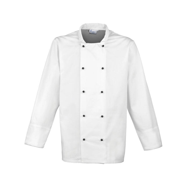 White - Front - Premier Unisex Adult Cuisine Chef Jacket