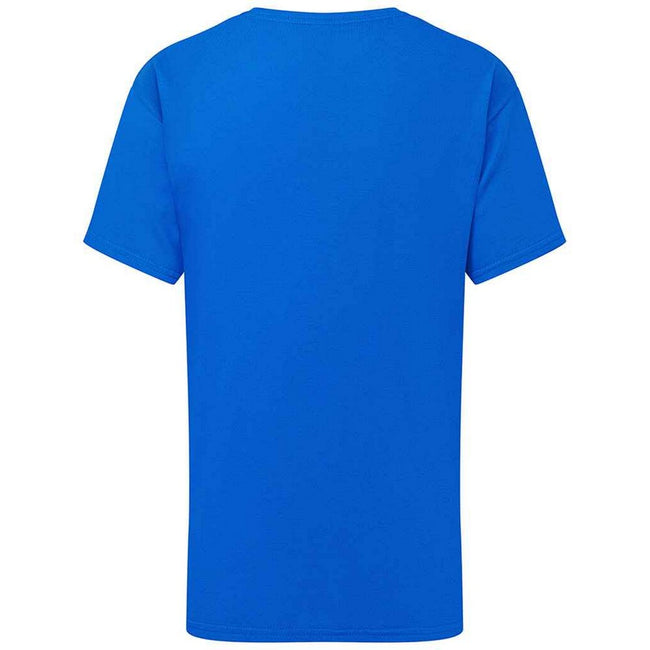 Royal Blue - Back - Fruit of the Loom Childrens-Kids Iconic 195 Premium T-Shirt
