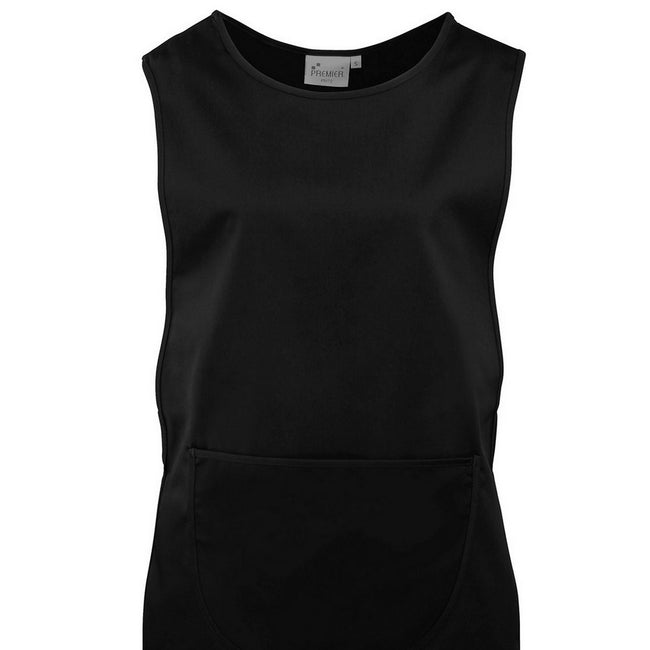 Black - Back - Premier Plain Pocket Tabard