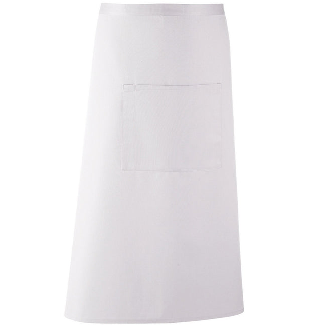 White - Front - Premier Colours Bar Apron