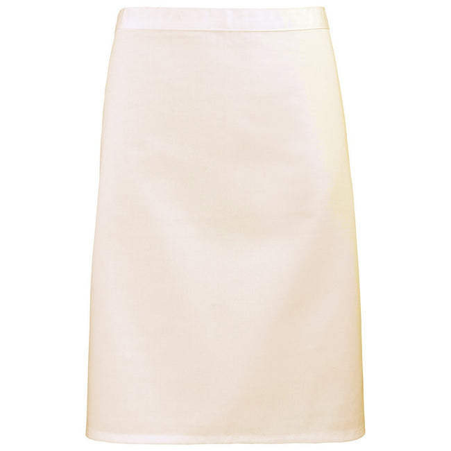 Natural - Front - Premier Colours Mid Length Apron