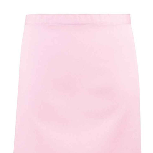 Pink - Back - Premier Colours Mid Length Apron