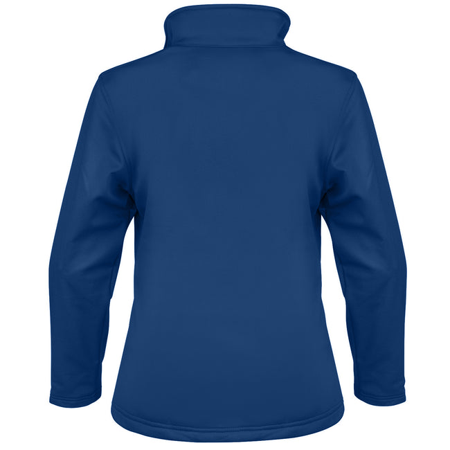 Navy - Back - Result Core Womens-Ladies Soft Shell Jacket