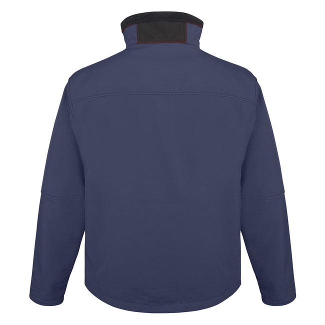 Navy - Back - Result Mens Activity Soft Shell Jacket