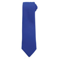 Royal Blue - Front - Premier Plain Polyester Tie