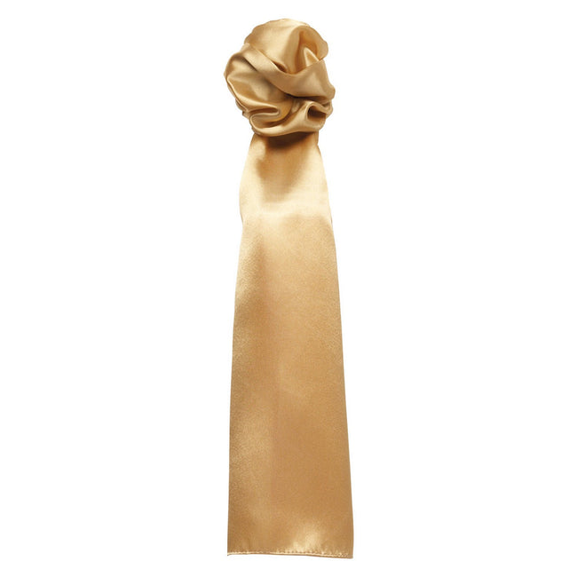 Gold - Front - Premier Colours Plain Scarf