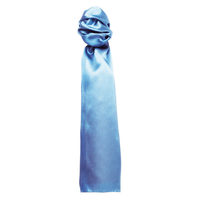 Mid Blue - Front - Premier Colours Plain Scarf