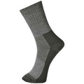 Grey - Front - Portwest Unisex Adult Thermal Socks