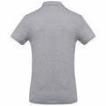 Oxford Grey - Back - Kariban Mens Pique Polo Shirt