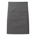 Dark Grey - Front - Premier Pocket Short Apron