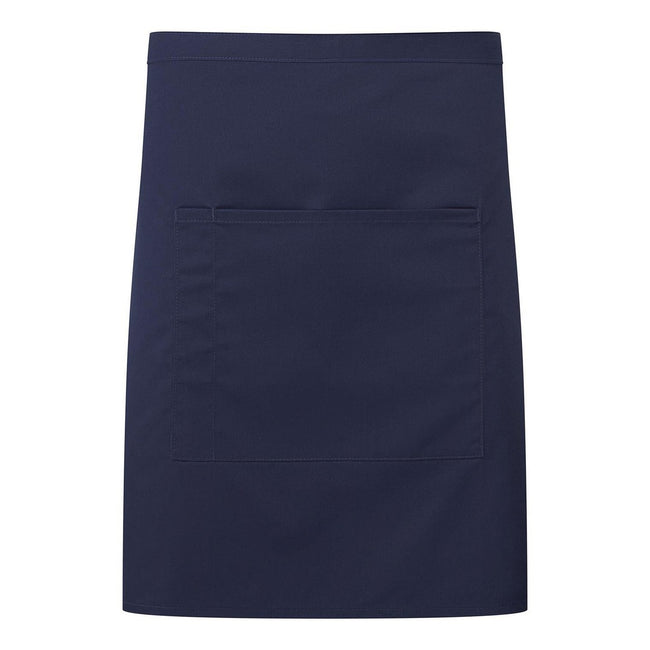 Navy - Front - Premier Pocket Short Apron