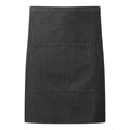 Black Denim - Front - Premier Pocket Short Apron