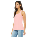 Soft Pink - Side - Bella + Canvas Womens-Ladies Racerback Flowy Tank Top