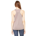 Pebble Brown - Back - Bella + Canvas Womens-Ladies Racerback Flowy Tank Top