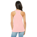 Soft Pink - Back - Bella + Canvas Womens-Ladies Racerback Flowy Tank Top
