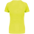 Fluorescent Yellow - Back - Proact Womens-Ladies Performance T-Shirt
