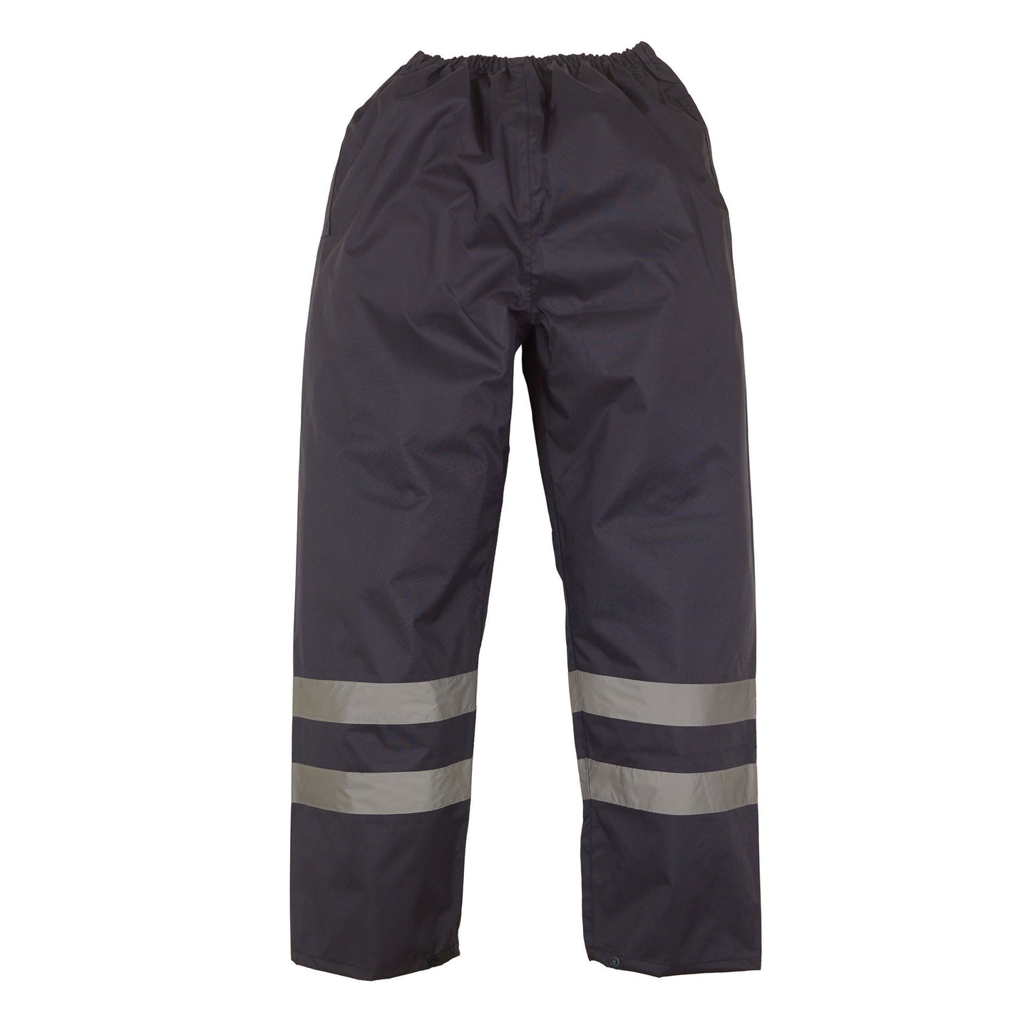 Navy - Front - Yoko Unisex Adult Waterproof High-Vis Over Trousers