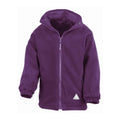 Purple-Purple - Back - Result Childrens-Kids StormDri 4000 Reversible Jacket
